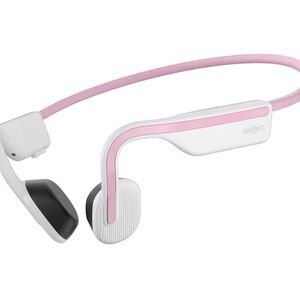 Shokz Pink & White Openmove Bluetooth Headphones